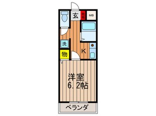 アルファクラ－ジュくずはの物件間取画像